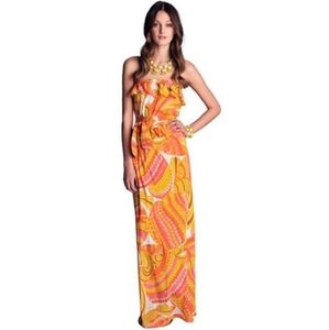 BANANA REPUBLIC Trina Turk Maxi Silk Dress